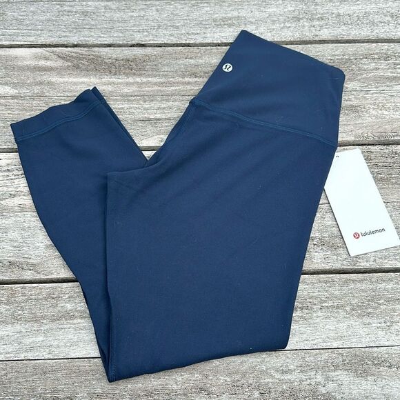lululemon athletica Pants - Lululemon Align Crop 23" True Navy size 8 NWT blue leggings 💙